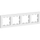 Рамка 4п, IP20, Schneider Electric ATLASDESIGN [ATN000104] белый