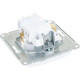 Розетка с/у 2P+E 16A, IP20, со шторками, Schneider Electric Glossa [GSL000145] белый