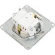 Розетка с/у 2P+E 16A, IP20, Schneider Electric Glossa [GSL000643] перламутр
