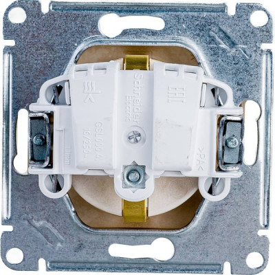 Розетка с/у 2P+E 16A, IP20, Schneider Electric Glossa [GSL000443] титан