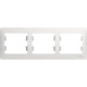 Рамка 3п, IP20, горизонтальная, Schneider Electric Glossa [GSL000103] белый