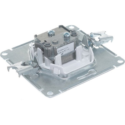 Розетка с/у TV одиночная, IP20, 1дБ, Schneider Electric Glossa [GSL000191] белый