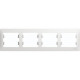 Рамка 4п, IP20, горизонтальная, Schneider Electric Glossa [GSL000104][15] белый
