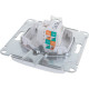Розетка с/у компьютерная 1xRJ45, IP20, Schneider Electric Glossa [GSL000181K] белый