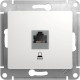 Розетка с/у компьютерная 1xRJ45, IP20, Schneider Electric Glossa [GSL000181K] белый