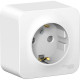 Розетка о/у 2P+E 16А, со шторками, изол.пл., Schneider Electric Blanca [BLNRA011111][12] белый