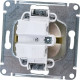 Розетка с/у 2P+E 16A, IP20, Schneider Electric Glossa [GSL001243] платина