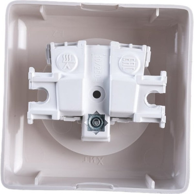 Розетка о/у 2P 16А, Schneider Electric Хит [RA10-131-B] белый