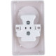 Розетка о/у 2x2P 16А, Schneider Electric Хит [RA16-237-B] белый