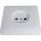 Розетка с/у 2P 10A, Schneider Electric Хит [RS10-132-B] белый