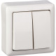 Выключатель о/у 2-кл  6А, IP20, Schneider Electric Хит [VA56-232-B] белый