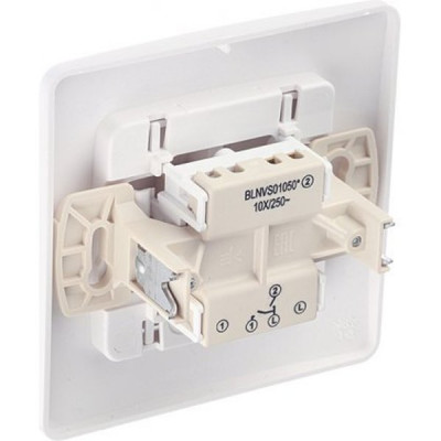 Выключатель с/у 2-кл 10А, монт. пл., Schneider Electric Blanca [BLNVS010501][10] белый