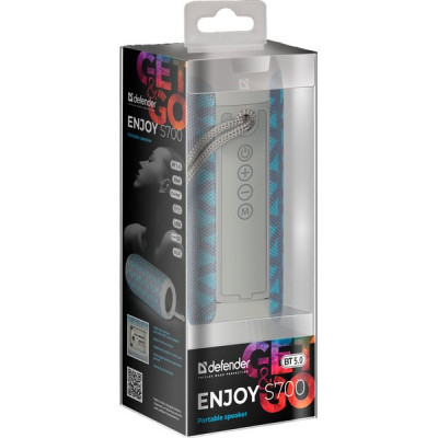 Колонка DEFENDER Enjoy S700, BT, 10W, синий, FM/microSD/USB [65702]