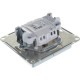 Выключатель с/у 2-кл 10А, IP20, Schneider Electric Glossa [GSL000351] алюминий