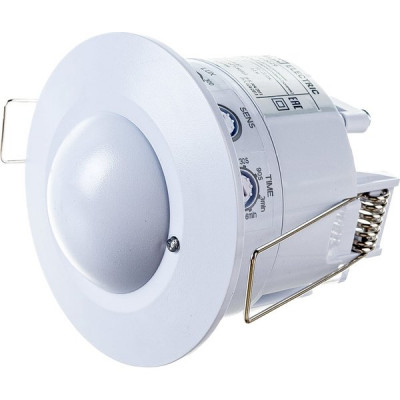 Датчик движения микроволновый 180/360гр, 1200Вт, 10-720с, 1-8м, IP20, d65, TDM ДДМ-04T [SQ0324-0029]