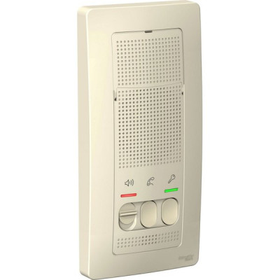 Устройство переговорное (домофон) с/у, 4.5В, Schneider Electric BLANCA [BLNDA000012] молочный