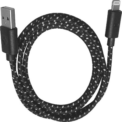 Кабель USB - Lightning, 1.0м, SmartBuy [iK-512n black] нейлон, черный