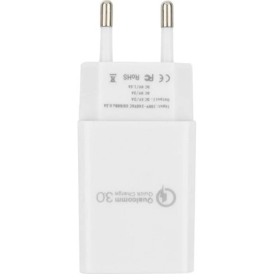 Зарядное устройство Cablexpert, 3А, QC3.0+PD18W [MP3A-PC-16] белый