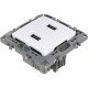 Розетка с/у 2xUSB 5В 2100мА, ЭРА12 [12-4110-01][6] белый