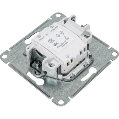 Выключатель с/у карточный механизм, IP20, Schneider Electric Glossa [GSL000169] белый