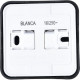 Розетка о/у 2P+E 16А, изол.пл., Schneider Electric Blanca [BLNRA010116] антрацит 