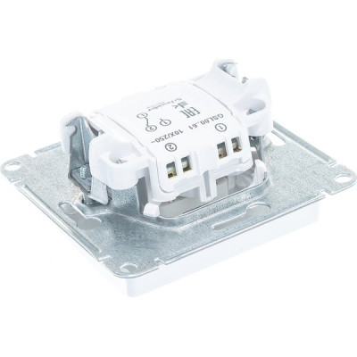 Переключатель с/у 1-кл 10А, IP20, Schneider Electric Glossa [GSL000161] белый