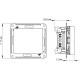 Переключатель с/у 1-кл 10А, IP20, Schneider Electric Glossa [GSL000161] белый