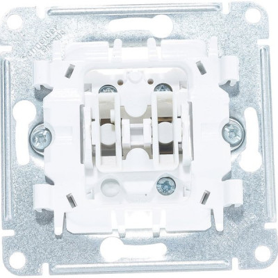 Переключатель с/у 1-кл 10А, IP20, Schneider Electric Glossa [GSL000161] белый