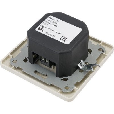 Светорегулятор (диммер) поворотный с/у, 300Вт, IP20, Schneider Electric Glossa [GSL000234] бежевый