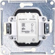 Выключатель с/у 1-кл 10А, IP20, Schneider Electric Glossa [GSL000711] антрацит