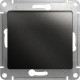 Выключатель с/у 1-кл 10А, IP20, Schneider Electric Glossa [GSL000711] антрацит