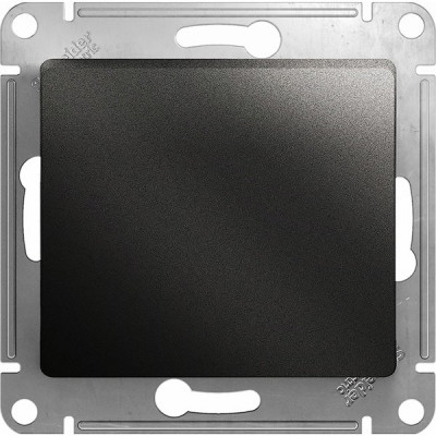 Переключатель с/у 1-кл 10А, IP20, Schneider Electric Glossa [GSL000761] антрацит