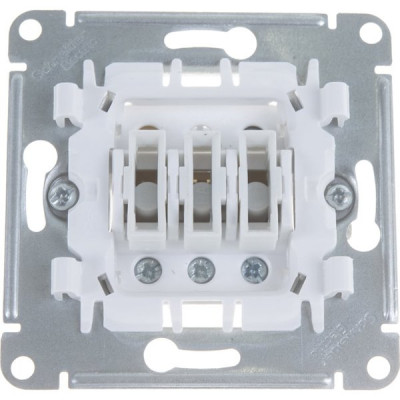 Выключатель с/у 3-кл 10А, IP20, Schneider Electric Glossa [GSL000131] белый