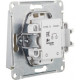Выключатель с/у 1-кл 10А, IP20, с подсветкой, Schneider Electric ATLASDESIGN [ATN000313] алюминий