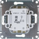 Переключатель с/у 1-кл 10А, IP20, Schneider Electric ATLASDESIGN [ATN000361] алюминий