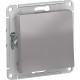 Переключатель с/у 1-кл 10А, IP20, Schneider Electric ATLASDESIGN [ATN000361] алюминий