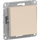 Выключатель возвратный с/у 1-кл 10А, IP20, Schneider Electric ATLASDESIGN [ATN000215] бежевый
