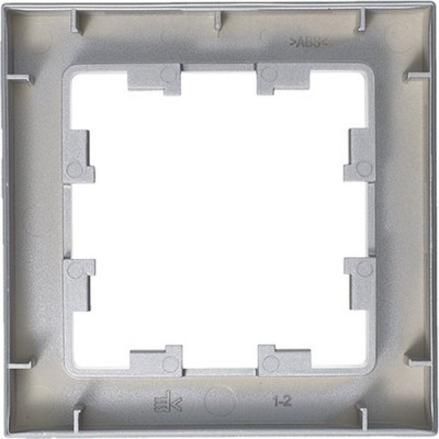 Рамка 1п, IP20, Schneider Electric ATLASDESIGN [ATN000301] алюминий