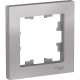 Рамка 1п, IP20, Schneider Electric ATLASDESIGN [ATN000301] алюминий