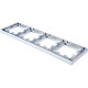 Рамка 4п, IP20, Schneider Electric ATLASDESIGN [ATN000304] алюминий