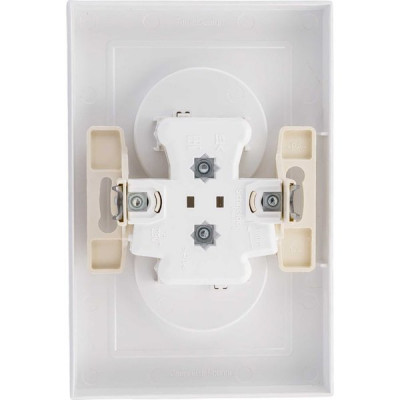 Розетка с/у 2x2P 16A, IP20, со шторк., в сборе, Schneider Electric ATLASDESIGN [ATN000122] белый