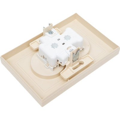 Розетка с/у 2x2P 16A, IP20, со шторк., в сборе, Schneider Electric ATLASDESIGN [ATN000222] бежевый
