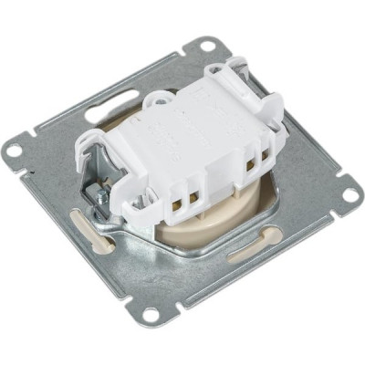 Розетка с/у 2P 16A, IP20, со шторками, Schneider Electric ATLASDESIGN [ATN000249] бежевый