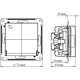 Розетка с/у 2P+E 16A, IP20, со шторками/крышкой, Schneider Electric ATLASDESIGN [ATN000346] алюминий