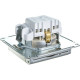 Розетка с/у 2P+E 16A, IP20, со шторками/крышкой, Schneider Electric ATLASDESIGN [ATN000346] алюминий