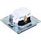 Розетка с/у 2P+E 16A, IP20, со шторками, Schneider Electric ATLASDESIGN [ATN001045] карбон