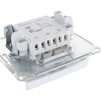 Выключатель с/у 3-кл 10А, IP20, Schneider Electric ATLASDESIGN [ATN000131] белый