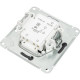 Переключатель с/у 1-кл 10А, IP20, с подсветкой, Schneider Electric ATLASDESIGN [ATN001063] карбон