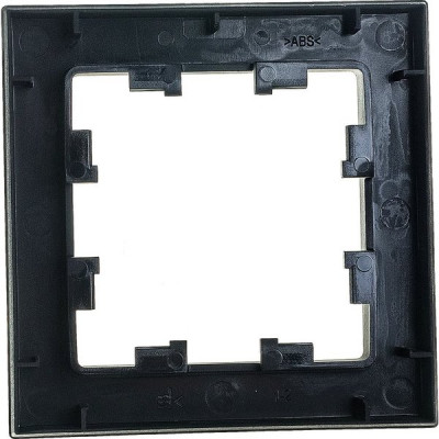 Рамка 1п, IP20, Schneider Electric ATLASDESIGN [ATN001001] карбон [20]