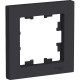 Рамка 1п, IP20, Schneider Electric ATLASDESIGN [ATN001001] карбон [20]